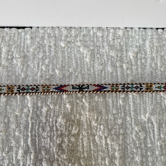 VTG 60s/70s Hand Tooled/Beaded Native Belt 26” Thunderbird Indian Belt - Picture 4 of 8